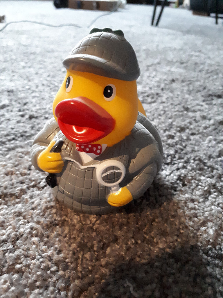 sherlock holmes rubber duck
